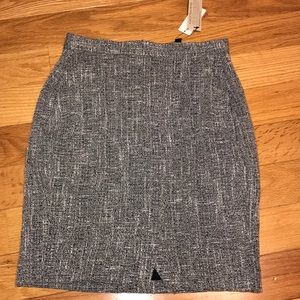 Banana Republic soft tweed skirt NWT